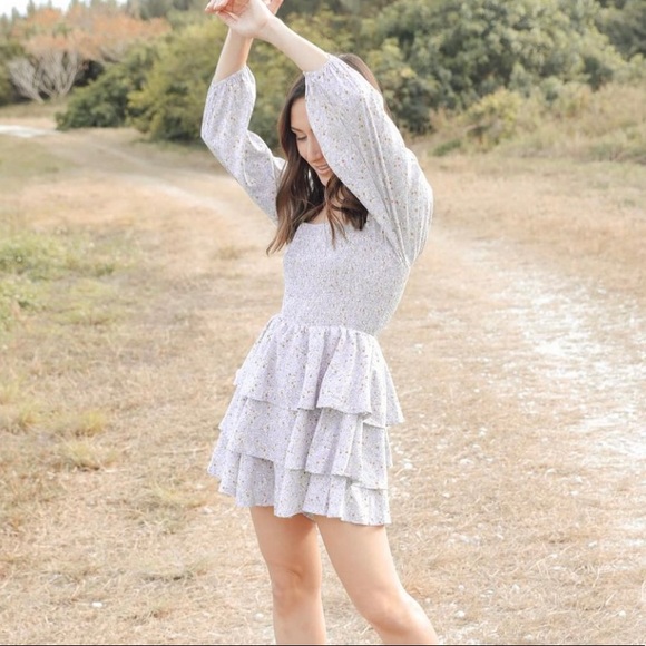 Boutique Romper NWT (navy floral) - Picture 7 of 9